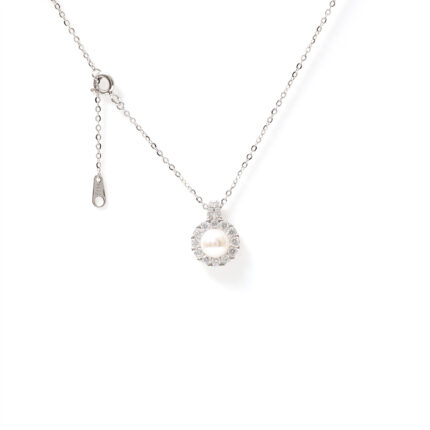 Liora Pearl-Halo Necklace