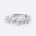 Classic Multi-Stone Moissanite Ring – S925 Sterling Silver