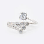 Radiant Branch Multi Moissanite Ring – S925 Sterling Silver