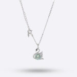 Swan Grace Moissanite Necklace – Elegant Symbol Pendant