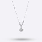 Drop Diamond Statement Necklace – Grace Flow Edition