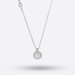 Classic Pearl Halo Necklace – Grace Edition