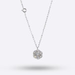 Floral Halo Brilliant Necklace – Signature Edition