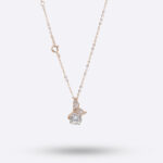 Golden Butterfly Diamond Necklace – Graceful Sparkle
