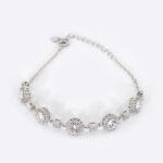 Royal Halo Tennis Bracelet – Timeless Luxury Sparkle