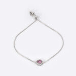 Blush Aura Pink Crystal Bracelet