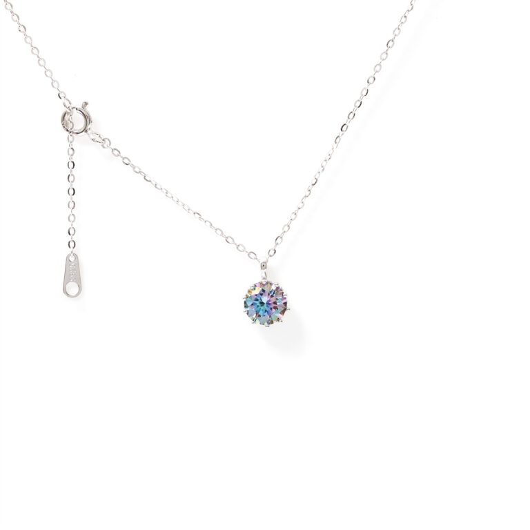 Aven Rainbow-Solitaire Necklace
