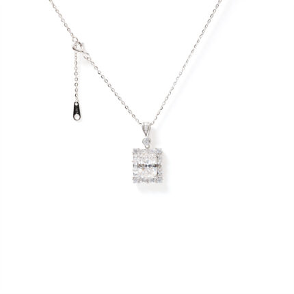 Jade Square-Knot Necklace