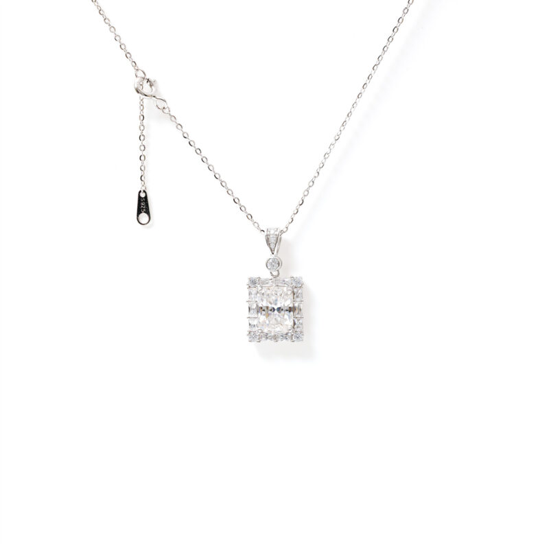 Jade Square-Knot Necklace