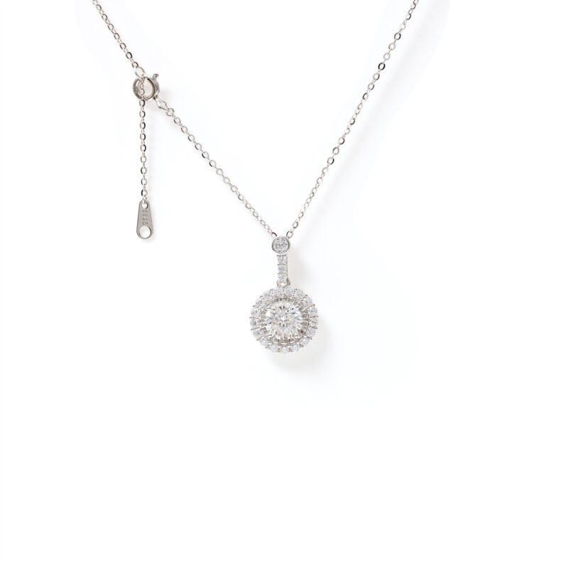 Estelle Double-Halo Necklace