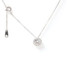 Bella Round-Halo Necklace