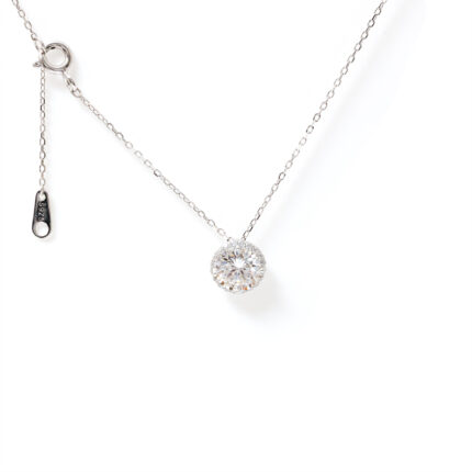 Bella Round-Halo Necklace