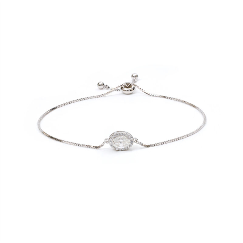 Elara Round-Halo Bracelet