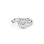 Sienna Halo-Solitaire Ring