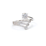 Elise Comet-Bypass Ring