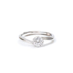 Elodie Bypass-Solitaire Ring