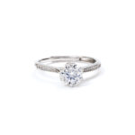 Aster Split-Solitaire Ring