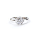 Calista Sunburst-Halo Ring