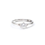 Delphine Bypass-Solitaire Ring