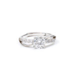 Ember Accent-Solitaire Ring