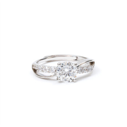Ember Accent-Solitaire Ring