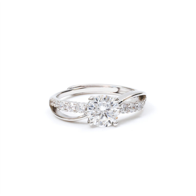 Ember Accent-Solitaire Ring