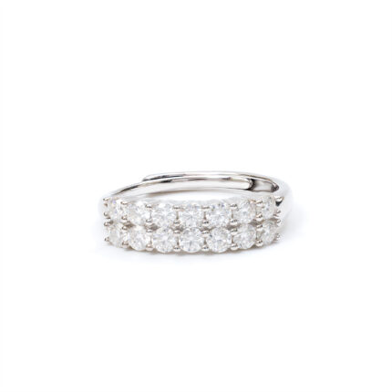Cleo Double-Row-Band Ring