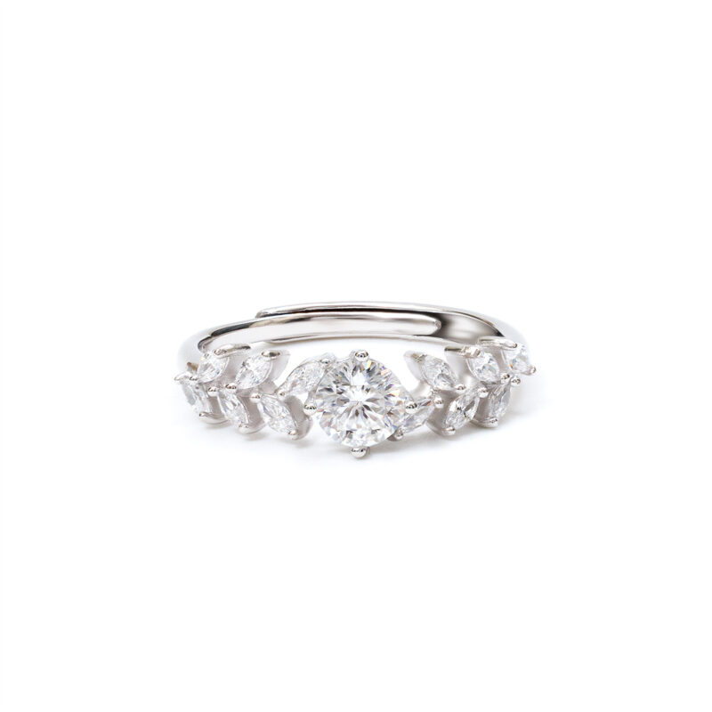 Stella Wave-Leaf Ring