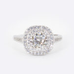 Royal Eclipse Halo of Everlasting Diamond Elegance