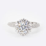 Celestial Snowflake Blossom Diamond Crown of Everlasting Grace