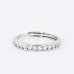 Infinite Moonlight Diamond Eternity Band of Timeless Elegance