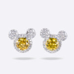 Golden Mickey Studs