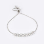 Celeste Spark Adjustable Silver Bracelet
