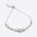Heart Moissanite Chain Bracelet