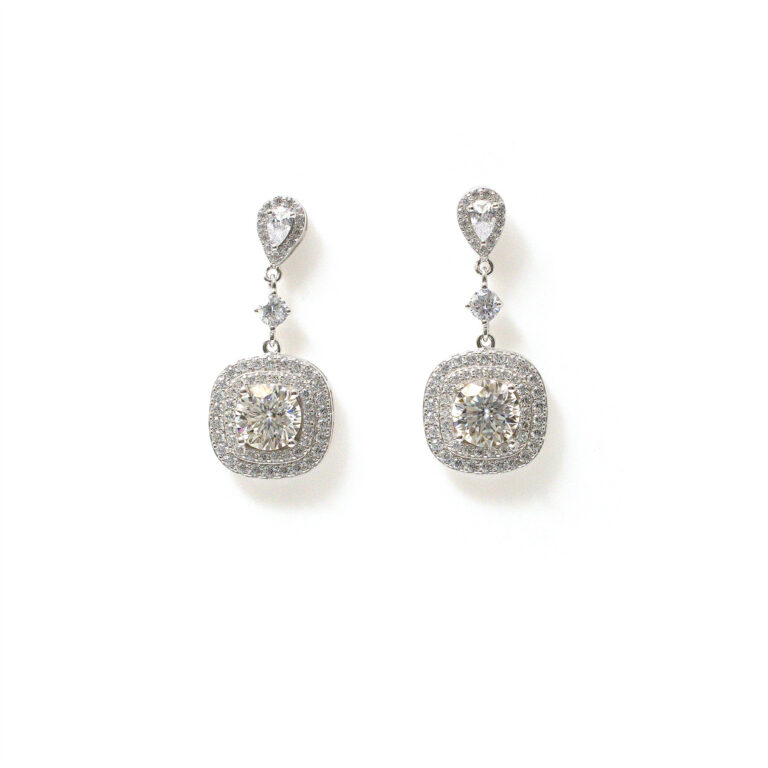 Aster Square-Halo Dangles