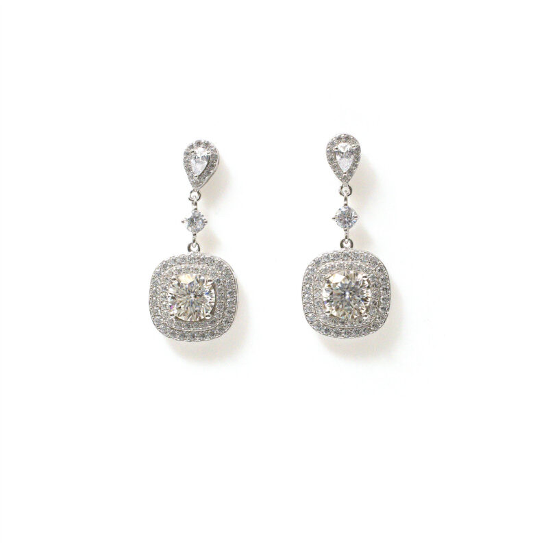 Aster Square-Halo Dangles