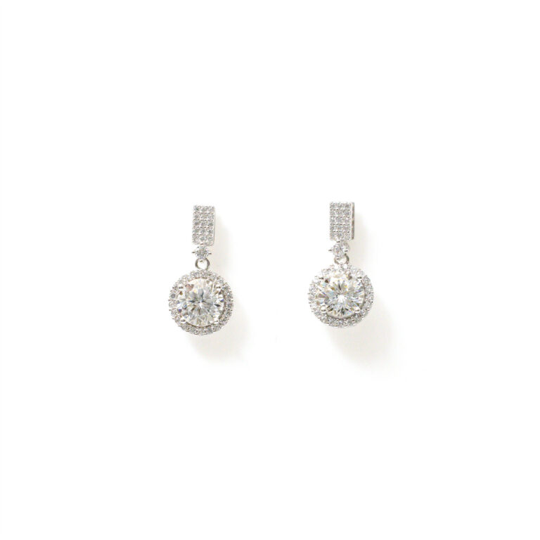 Bella Round-Halo Drops