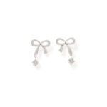 Dahlia Bow-Tassel Drops