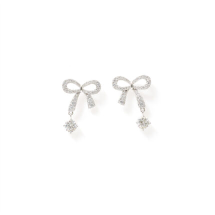 Dahlia Bow-Tassel Drops