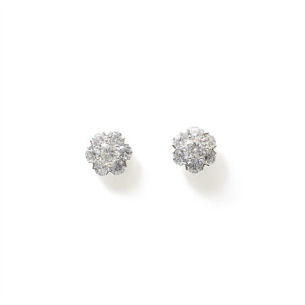 Calista Floral-Cluster Studs