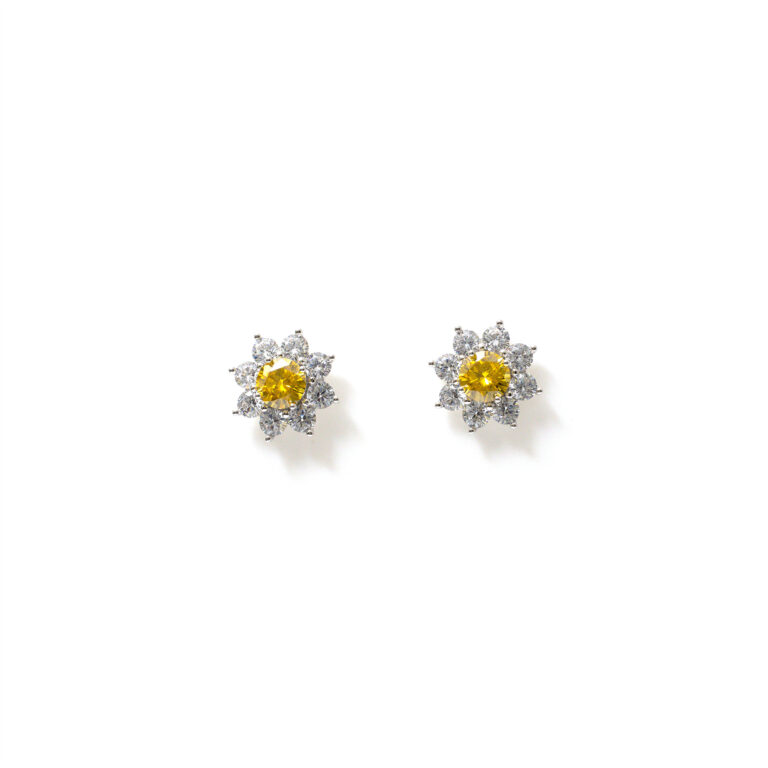 Celine Golden-Flower Studs