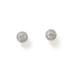Dahlia Round-Halo Studs