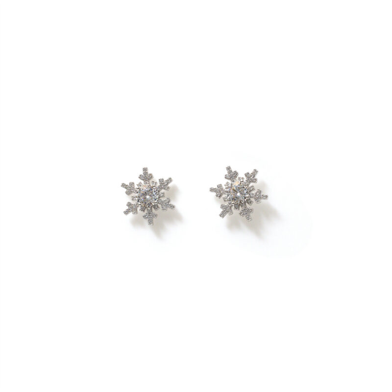 Freya Snowflake Studs