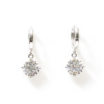 Aster Round-Solitaire Hoops