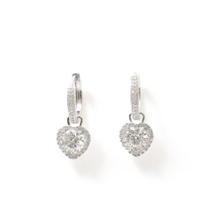 Liora Heart-Halo Hoops