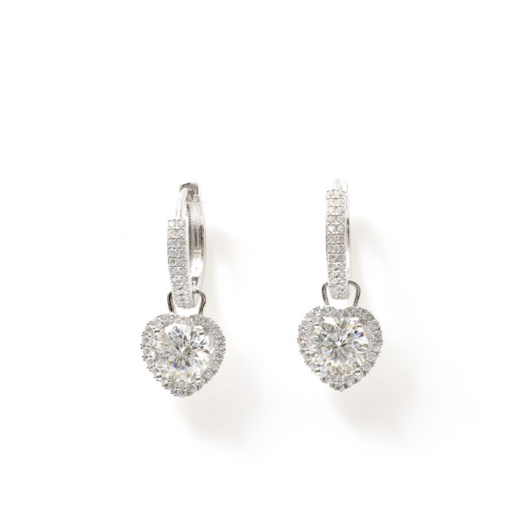 Liora Heart-Halo Hoops