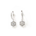 Celine Floral-Cluster Hoops