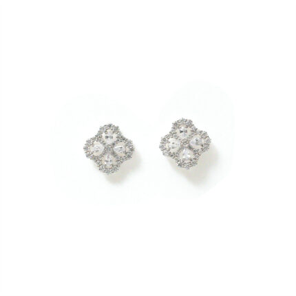 Estelle Rose-Clover Studs