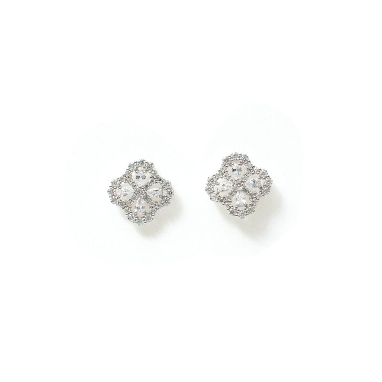 Estelle Rose-Clover Studs