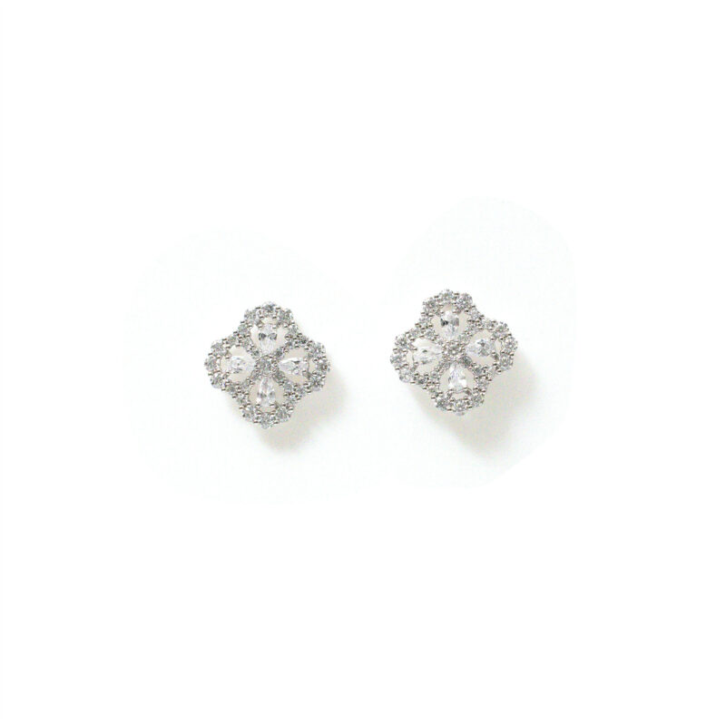 Estelle Rose-Clover Studs